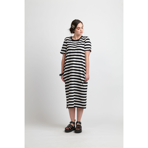 Siren Stripe Midi Dress