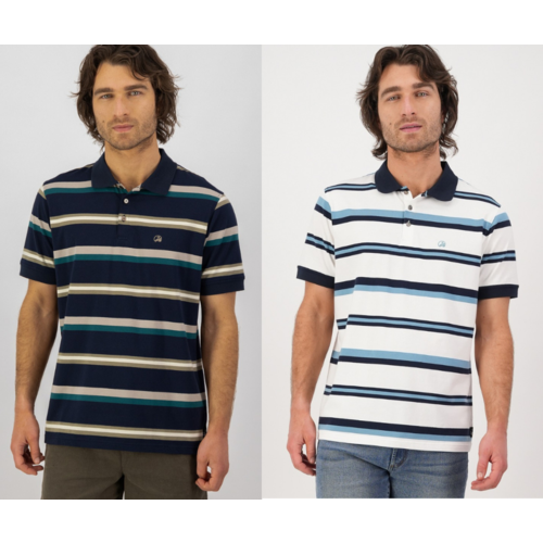 Swanndri Winfred Striped Polo