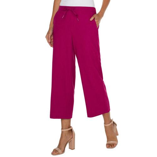 Liverpool Pull On Wide Leg Woven Pant