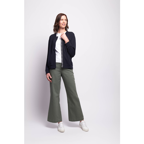 Foil Knit Zip Jacket