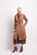 Foil Faux Sure Trench Coat