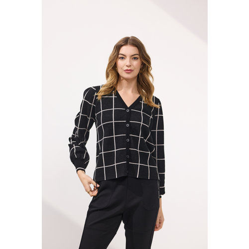 Newport Stanford Check Cardigan