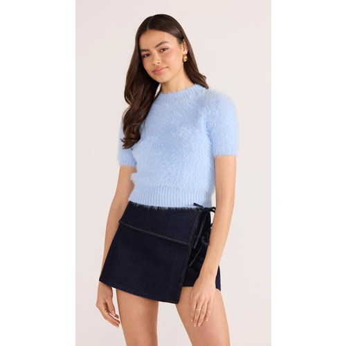 Mink Pink Clover Fluffy Knit Tee