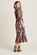 Brakeburn Evergreen Leaves Maxi Shirt Dress