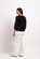 Foil Boxy High Low Jumper