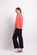 Foil Boxy High Low Jumper