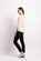 Foil Boxy High Low Jumper