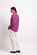 Foil Cable Scoop Hem Jumper