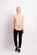 Foil Cable Scoop Hem Jumper