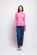 Foil Rouched Sleeve Top