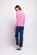 Foil Rouched Sleeve Top