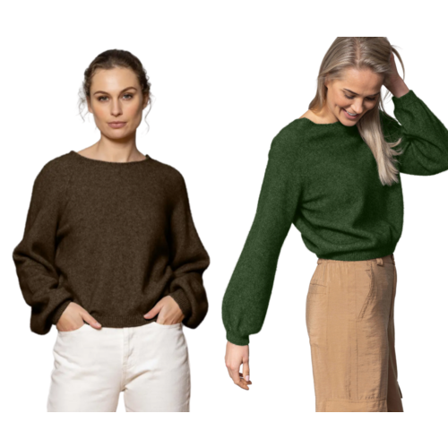 Noble Wild Bellow Sleeve Jumper