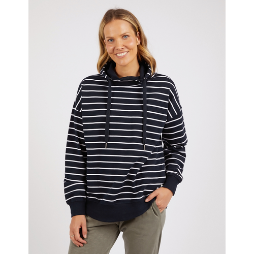 Elm Lounger Scoop Hoodie - Stripe