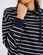 Elm Lounger Scoop Hoodie - Stripe