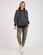 Elm Lounger Scoop Hoodie - Stripe