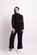 Foil Long Sleeve Polo Neck Top