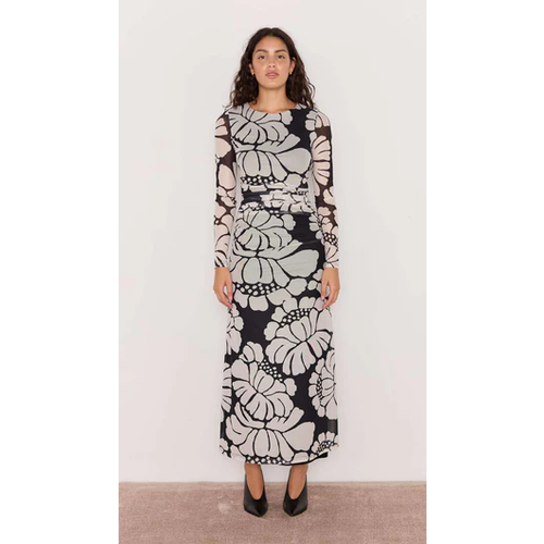 Mink Pink Persephone Mesh Maxi Dress