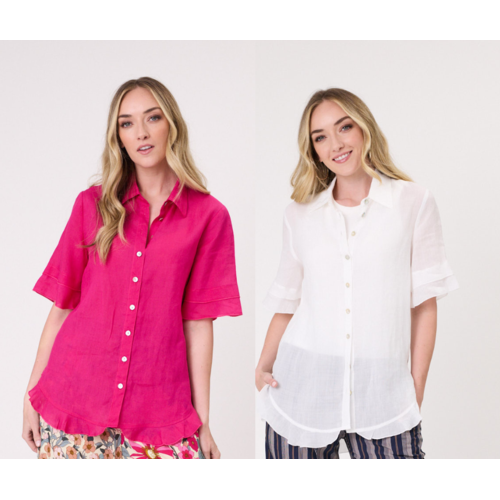 Lemontree Design Camilla Linen Top