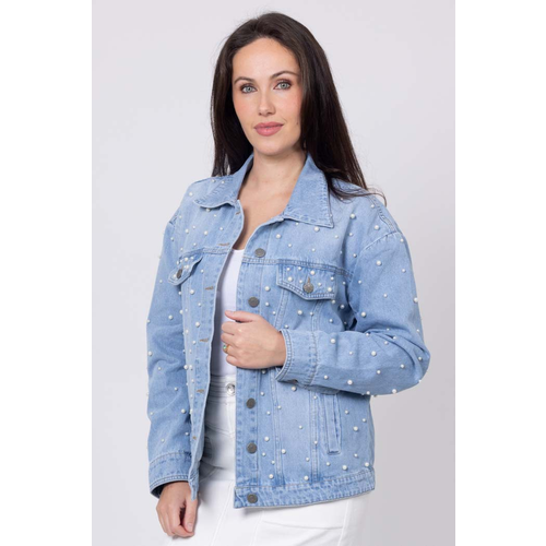 Honey Denim Pearl Jacket