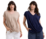LD & Co Linen Drape Top