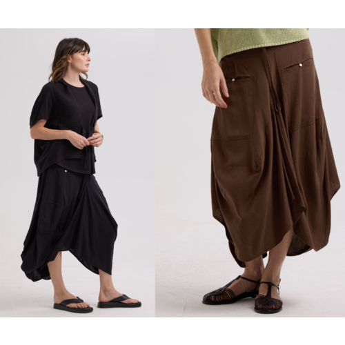 LD & Co Drape Bottom Skirt