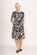 Foil Back Keyhole Dress