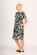 Foil Back Keyhole Dress