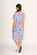 Foil Back Keyhole Dress