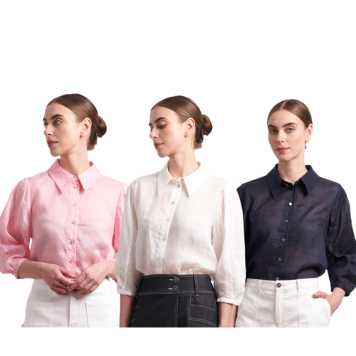 Neris Pin Tuck Shirt