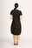 Foil Pleated Maxi Dress