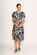 Foil Pleated Maxi Dress