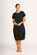 Foil Pleated Maxi Dress