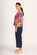 Memo Volume Sleeve V Neck Top