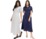 Leila & Luca Eternity V Neck Dress