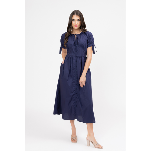 Leila & Luca Eternity V Neck Dress