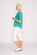Foil Pleat Back Top