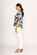 Foil Scoop Hem Top