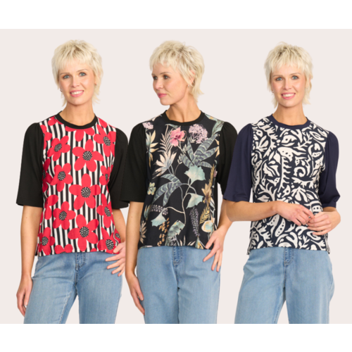 Memo Elbow Sleeve Top