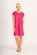 Foil Scoop Neck Fringe Dress