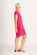 Foil Scoop Neck Fringe Dress