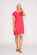 Foil Scoop Neck Fringe Dress