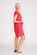 Foil Scoop Neck Fringe Dress