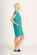 Foil Scoop Neck Fringe Dress