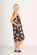 Foil Adjustable Strap Dress