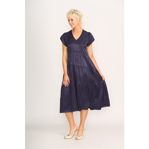 Preen Asymmetric Tiered Dress