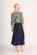 Foil Elastic Hem Top