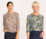 Foil Elastic Hem Top