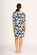 Foil Shirr the Cuff Dress