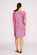 Foil Shirr the Cuff Dress