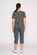 Memo Contrast Rib T Shirt